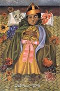 Frida Kahlo The Deceased Dimas painting